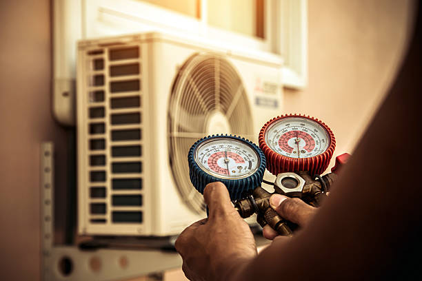 Professional Hvac Installation technician working in Cherryville, PA